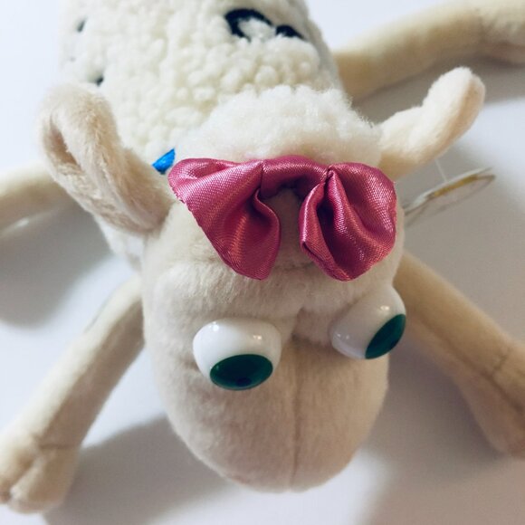 Serta Counting Sheep 3/8 Plush Stuffie Stuffed Animal Curto Toy 2000 Tag - Picture 11 of 16
